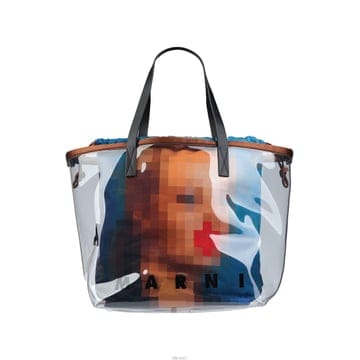 Marni MARNI  glossy pvc tote bagMARNI  glossy pvc tote bag