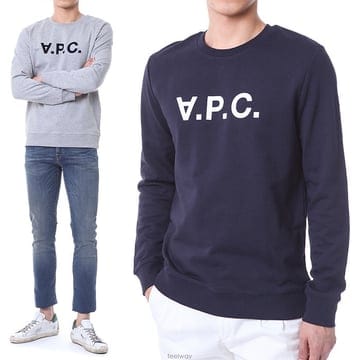 《당일발송》 아페쎄 VPC 벨루어로고패치 맨투맨 티셔츠