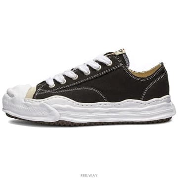 [국내당일] A05FW702 BK 행크 OG 솔 캔버스 로우탑 스니커즈