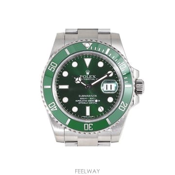 [탑타임] 롤렉스 서브마리너 데이트 스틸 그린 헐크 40mm 116610LV