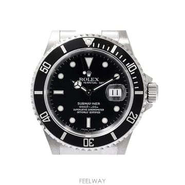 [탑타임] 롤렉스 서브마리너 스틸 검정판 40mm 16610LN