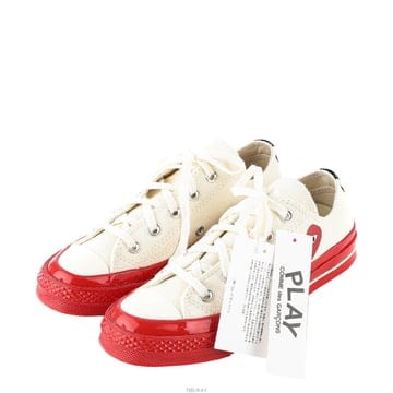 (P1K123 WHITE) 남녀공용 플레이 스니커즈 22FW