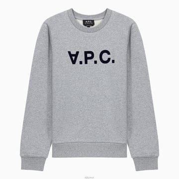 (당일) 23SS 아페쎄 VPC 로고 프린트 그레이 여성 맨투맨 COFAX F27644 PLA
