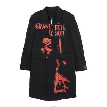 라프 시몬스 Uniform Pockets & Print 클래식 코트 222-M615C-30001-0099