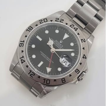 [와치앤] 로렉스 16570 익스플로어2 스틸 검정판 40mm