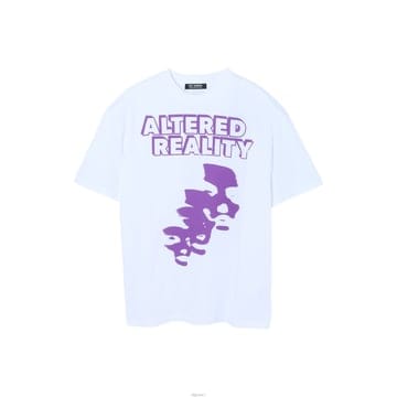 라프 시몬스 Altered Reality 프린트 오버사이즈 반팔 티셔츠