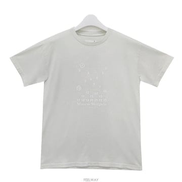 논현 더팩토리 메종 마르지엘라 백스티치 넘버 로고 반팔티 S51GC0521 S20079 102