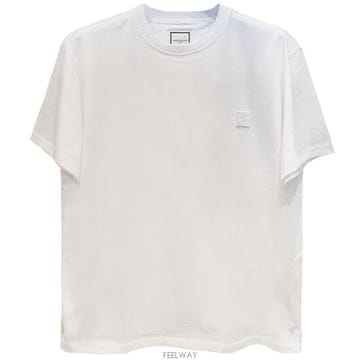 [우영미] W231TS05701W 가슴로고깃털백로고반팔