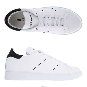 Kiton [����/����]23SS USSN001 XB602004 BIANCO/NERO Ű�� ��Ƽġ ������ ����Ŀ��[����/����]23SS USSN001 XB602004 BIANCO/NERO Ű�� ��Ƽ
