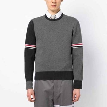 [THOM BROWNE] 펀믹스 밀라노 스티치 크루넥 MKA326F Y3007 982