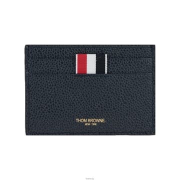 톰브라운 스트라이프 그레인 카드 지갑 MAW193A 00198 네이비