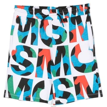 23SS 키즈 로고 그래픽 숏팬츠 TS6S69 Z0966 100MC