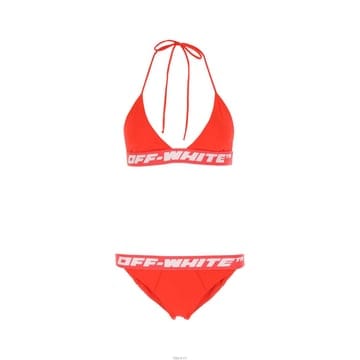 [국내배송] 오프화이트 레드 스트레치 비키니 OWFA034S23 JER001 2900