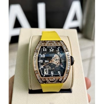 리차드밀 로즈골드 다이아 41mm