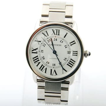 까르띠에 롱드솔로 스틸 XL 42mm