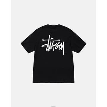 스투시 기본 반팔 티셔츠 블랙