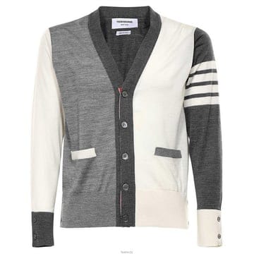 톰브라운 23FW 펀믹스 클래식 가디건 토널 그레이 MKC002F Y1014 982