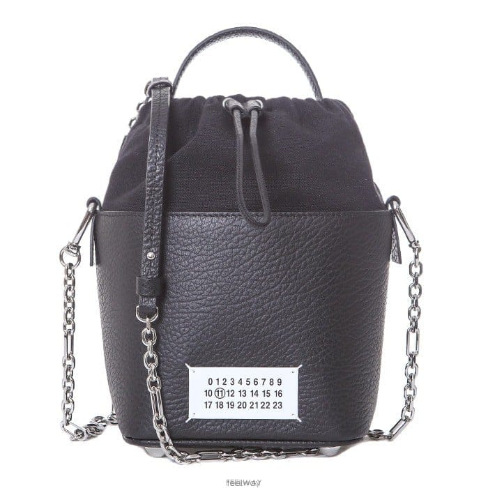 《SALE/당일발송》마르지엘라 라벨탭 체인스트랩 버킷백