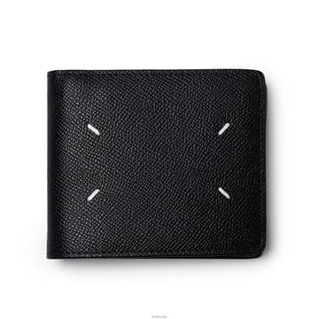 메종마르지엘라 반지갑 스티치 블랙 S35UI0435 P4745 T8013
