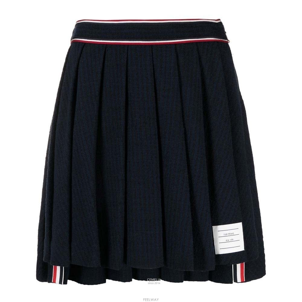 Thom Browne ����� RWB Ʈ���� �ø��� �̴� ��ĿƮ ���̺� FJK091A F0302 415����� RWB Ʈ���� �ø��� �̴� ��ĿƮ ���̺� FJK091A 