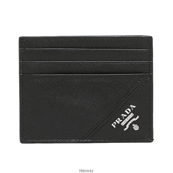 26SS 프라다 사피아노 카드지갑 블랙 2MC223 QME F0002