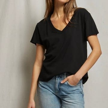 | Other Brand | perfectwhitetee essentials Hendrix cotton boxy v neck -Blackperfectwhitetee essentials Hendrix cotton boxy v neck 