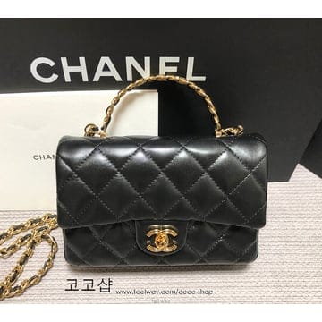 [코코샵]샤넬 클래식 체인 탑핸들 스몰 플랩백 AS4023