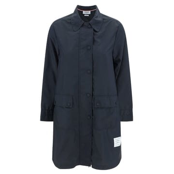톰브라운 23FW 밀리터리 립스탑 라운드 카라 오버 코트 FJT285A F0197 415