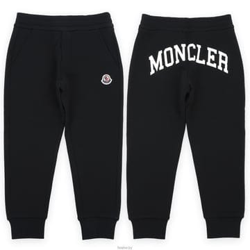 몽클레어 키즈 조거 팬츠 블랙