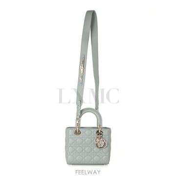 디올 LADY DIOR 레이디디올 스몰백 스톤 그레이 까나쥬 크로스