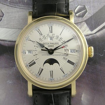 파텍필립 퍼페추얼캘린더 YG 38mm