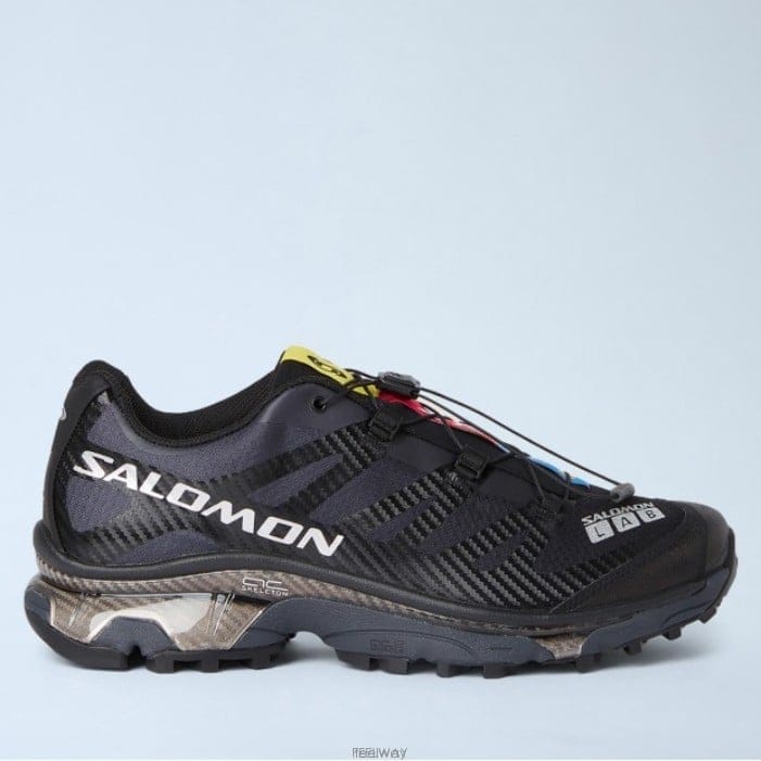 26 FW 살로몬 XT4 OG 로고 프린팅 퀵레이스업 스니커즈 블랙 L47132900