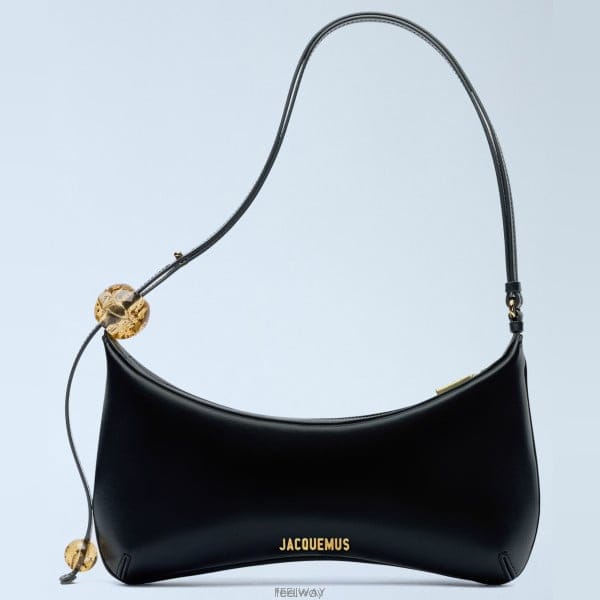 26 FW 자크뮈스 Bisou Perle 르 비소우 프랄레 숄더백 블랙 23EBAW00057AC01C01 990