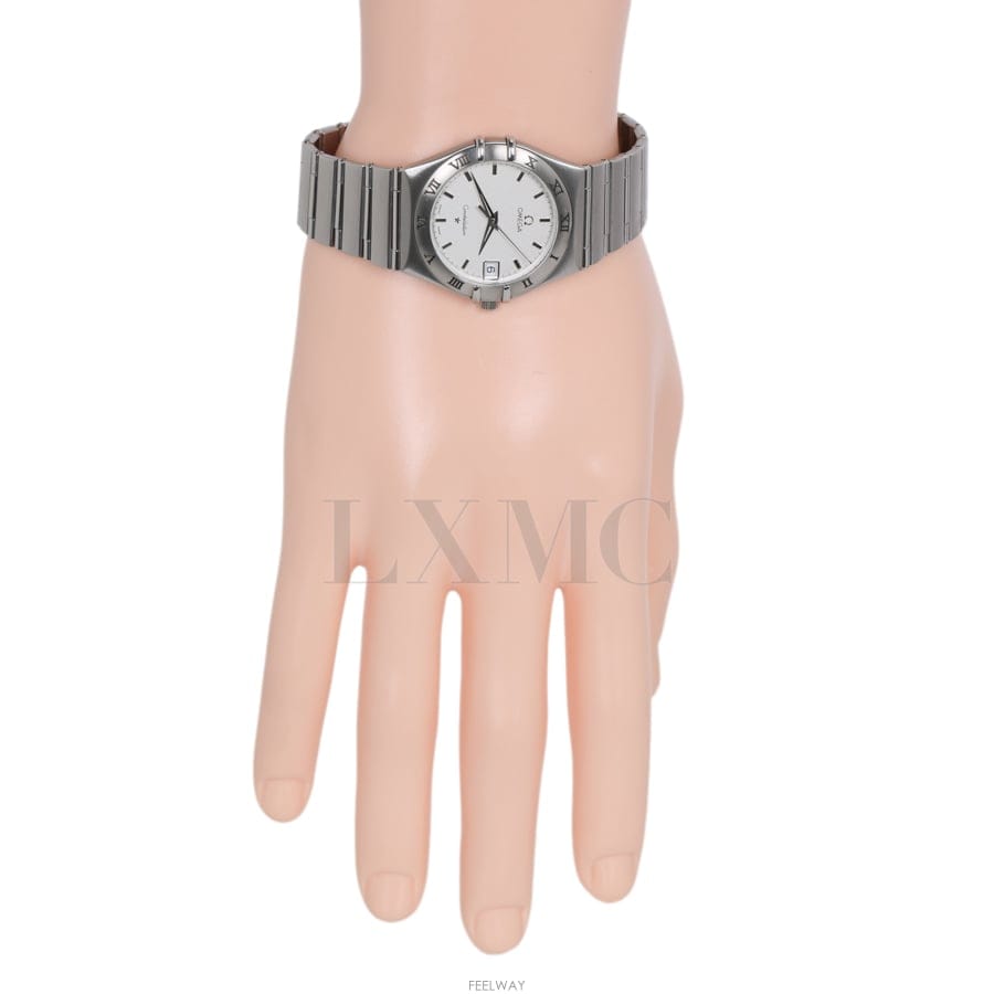 OMEGA 컨스텔레이션 스틸 화이트 인덱스 41mm