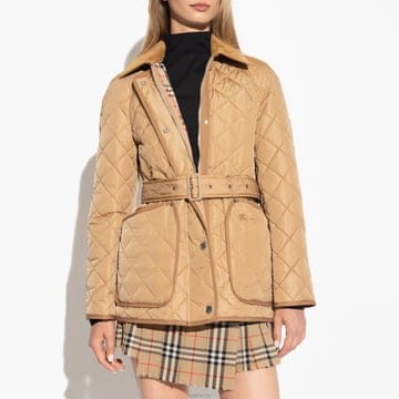 [BURBERRY] 코듀로이 퀼팅 자켓 8071842