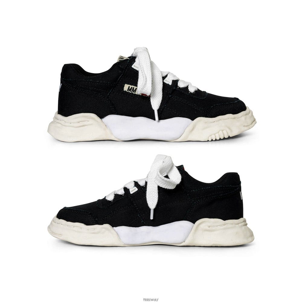23FW 여성 파커 솔 캔버스 스니커즈 A08FW704 BLACK