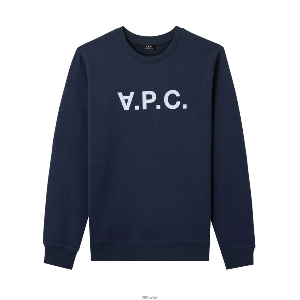 아페쎄 VPC 로고 맨투맨 네이비