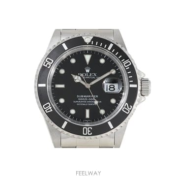 [탑타임] 롤렉스 서브마리너 데이트 스틸 검정판 16610LN 40mm