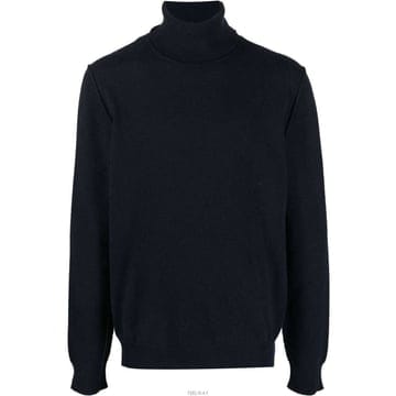 (당일) 23FW 메종 마르지엘라 백 스티치 네이비 캐시미어 터틀넥 니트 SI1HA0010 S17783 51