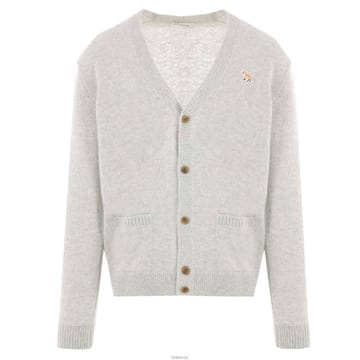 24SS 폭스 패치 울 가디건 LM00507KT1006 H120