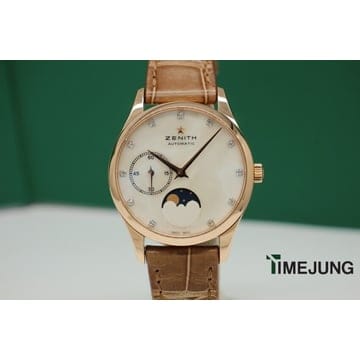 탑와치 엘리트 문페이즈 로즈골드 33mm