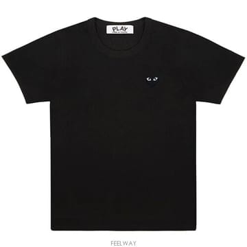 [꼼데가르송] AZ-T063-051-1 미니 블렉와펜 블랙 여성 반팔티셔츠