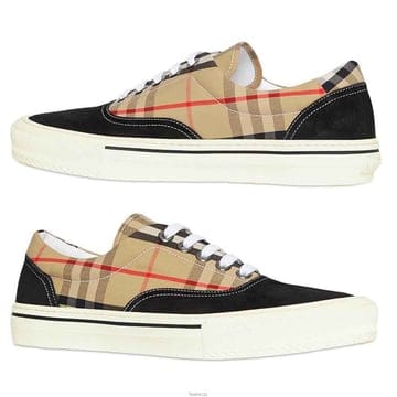 24SS WILSON 빈티지 체크 슬립온 블랙 8016301