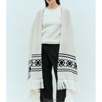 막스마라 페플로 프린지 스카프