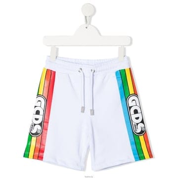 지씨디에스 키즈 여성 스트라이프 트랙 쇼츠