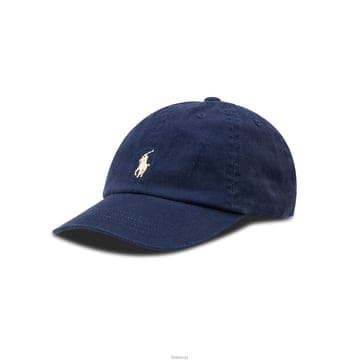 랄프로렌 키즈 포니 자수 캡모자 네이비