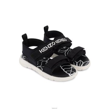22SS 키즈 로고 벨크로 샌들 블랙 K59032 09B