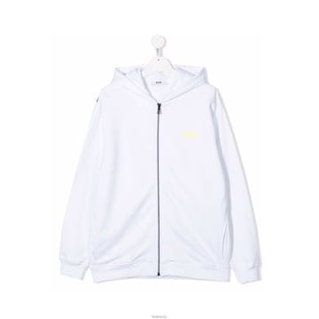 엠에스지엠 키즈 로고 프린트 집업 후디