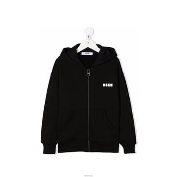 엠에스지엠 키즈 로고 프린트 후드집업
