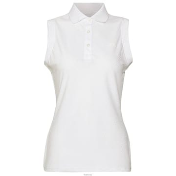 하자 라레 LALE 슬리브 탑 화이트 GWJT07582 0000